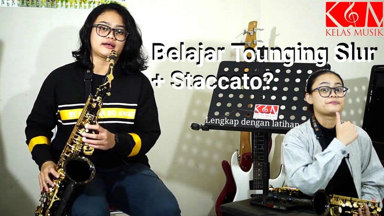 Belajar Saxophone Tounging Slur dan Stacatto Pada Tangga Nada Kromatik | Tutorial Belajar Saxophone