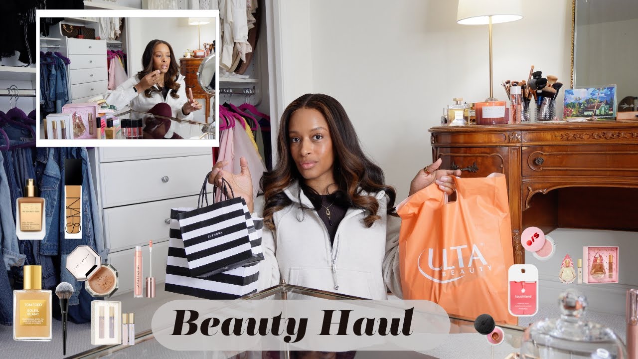 Sephora + Ulta Haul 2025 | New Makeup, Tools, Perfume, & Body Care Picks | Victoria A Hamilton