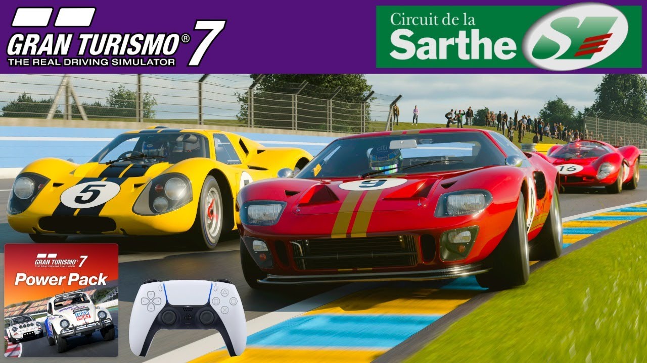 😁😎Gran Turismo 7 - Power Pack | A Celebration of Sarthe - Le Mans Race | 2 Chillies on Controller
