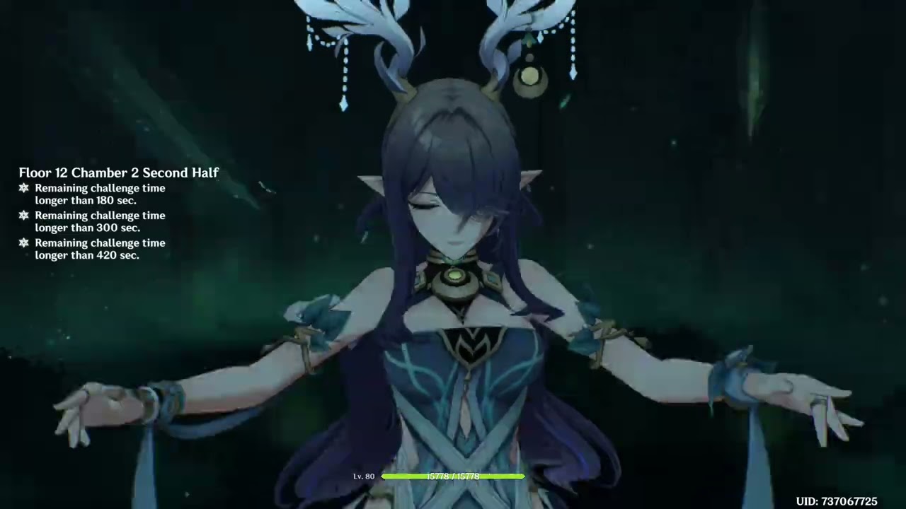 Genshin Impact Abyss with Columbina and Neuvillette