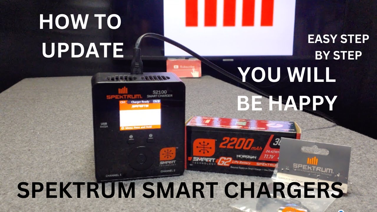 HOW TO UPDATE SPEKTRUM SMART CHARGER GET MORE FROM IT  EASY STEP STEP E-FLITE RC AIRPLANE HELICOPTER