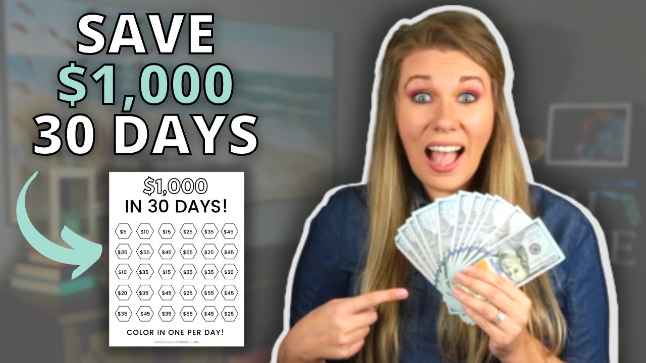 How to Save $1,000 in 30 Days!