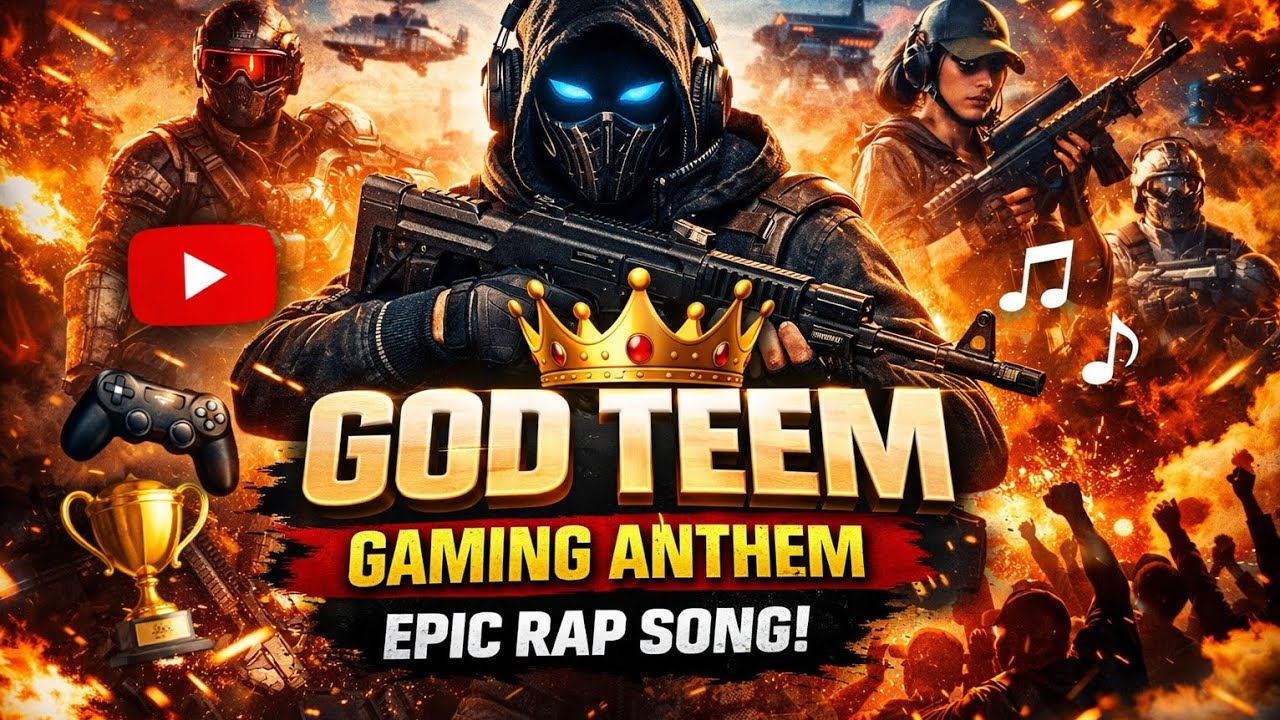 🔥 GOD TEEM – Gaming Anthem 👑 | Epic Hindi Gaming Rap Song 🎮 #GamingRap #GamingAnthem #GamingSong