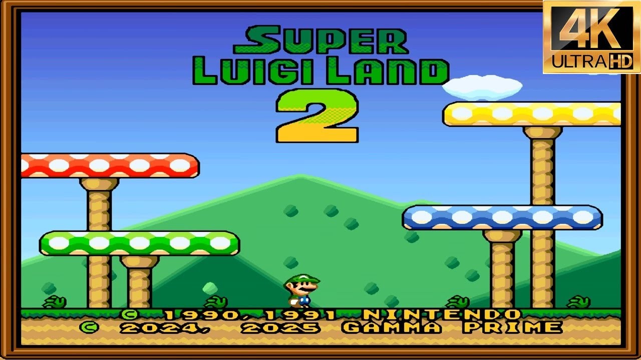 Super Luigi Land 2 - Super Mario World RomHacks 2025 (SNES) SMW Central Videojuegos 4K Walkthrough