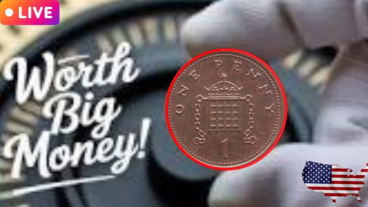 One Penny Elizabeth No Mint Mark  Extra Fine  Modern Rare British Penny Value!!
