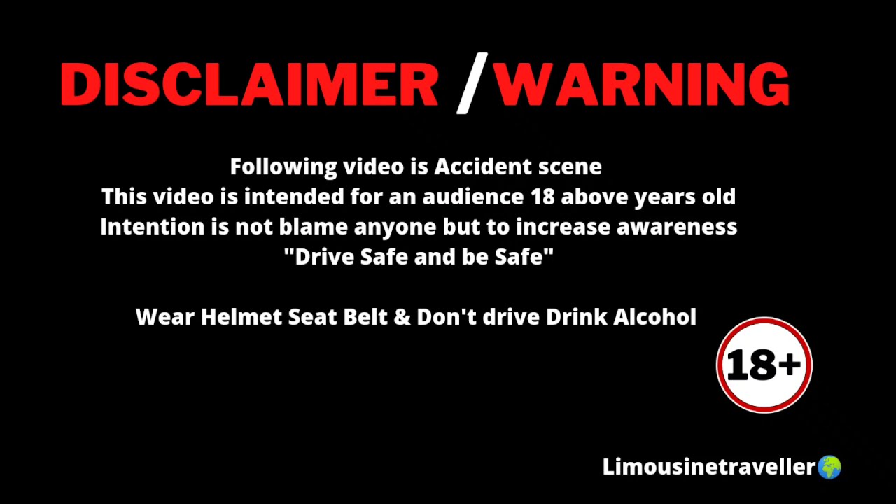 Live Accident Scene #bike #truck @LimousineTraveller