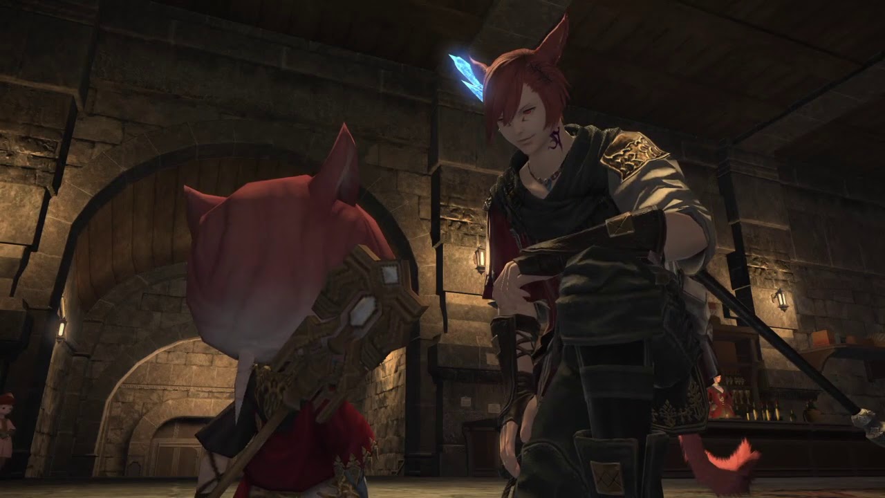 FINAL FANTASY XIV Showing G'raha Tia the Mystel Minion