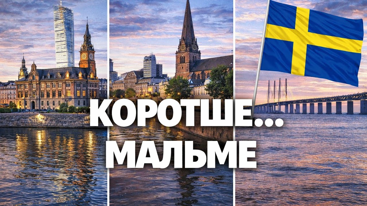 МАЛЬМЕ, Швеція. Коротше. Місто, яке ще спить.