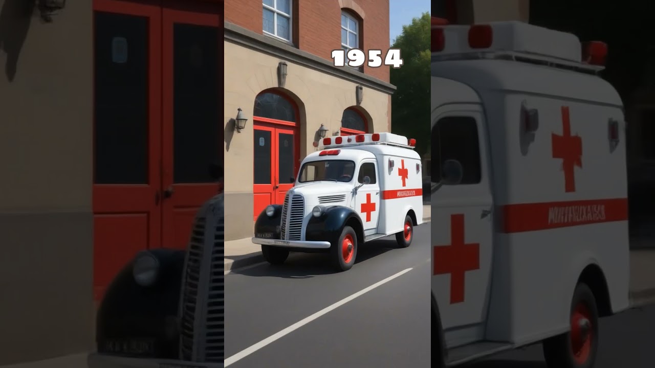 The evolution of the Ambulance 🚑 made with AI #evolution #ambulance #ai