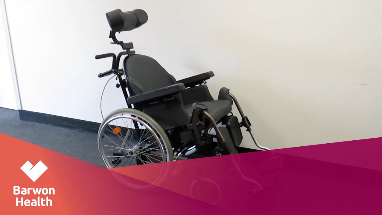 Setup of Manual Tilt in Space Wheelchair incl. hand hygiene