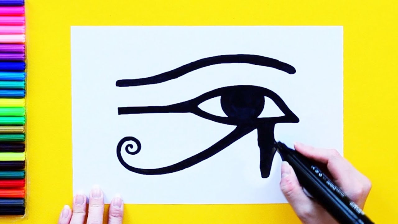 How to draw Eye of Ra