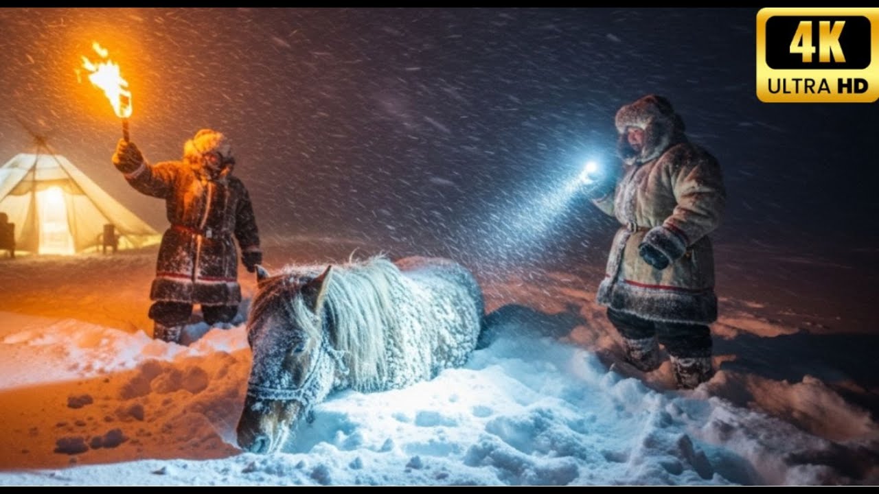 Unbelievable Cold Rescue: Yakut Horses Lost in &minus;71&deg;C Oymyakon | Siberia 2025 | 4K