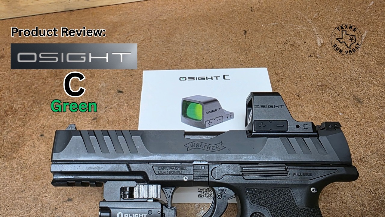 Обзор продукта: OSight C Green &mdash; лучший пистолетный прицел OSight на сегодняшний день?