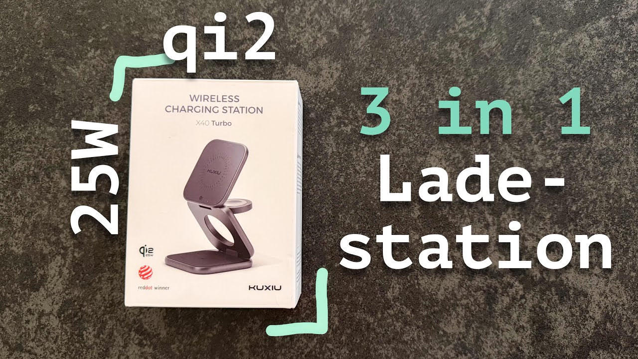 Das BESTE 3-in-1 Ladegerät? KUXIU X40 Turbo Qi2 25W im Test
