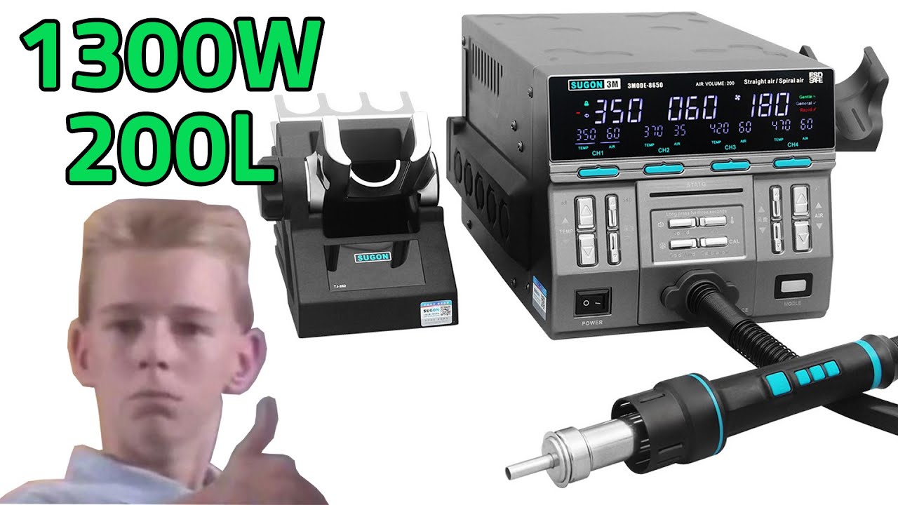 Sugon 8650 Most Powerful Hot Air Station | Voltlog #452