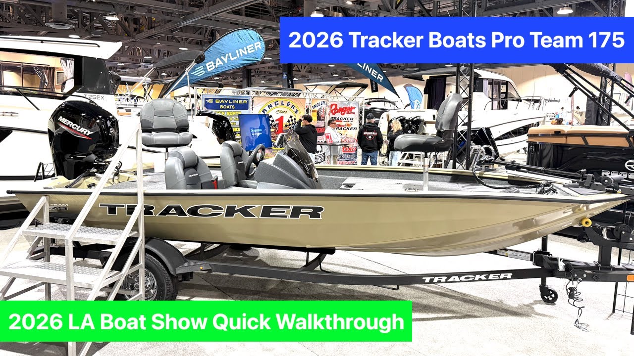 2026 Tracker Pro Team 175 Quick Walkthrough 4K with Boat Show Price