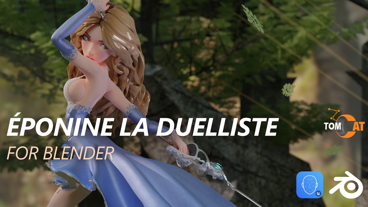 ÉPONINE LA DUELLISTE Blender walkthrough