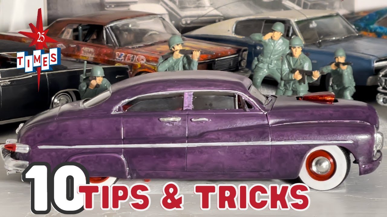 10 Top Tips and Tricks You Need for Customizing Model Cars | AMT 49 Mercury Street Machine