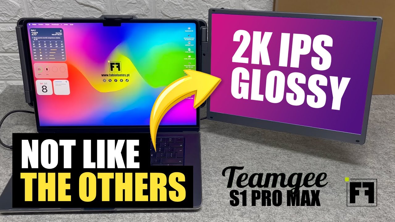 Laptop MONITOR EXTENDER – TEAMGEE S1 PRO MAX 2K Review