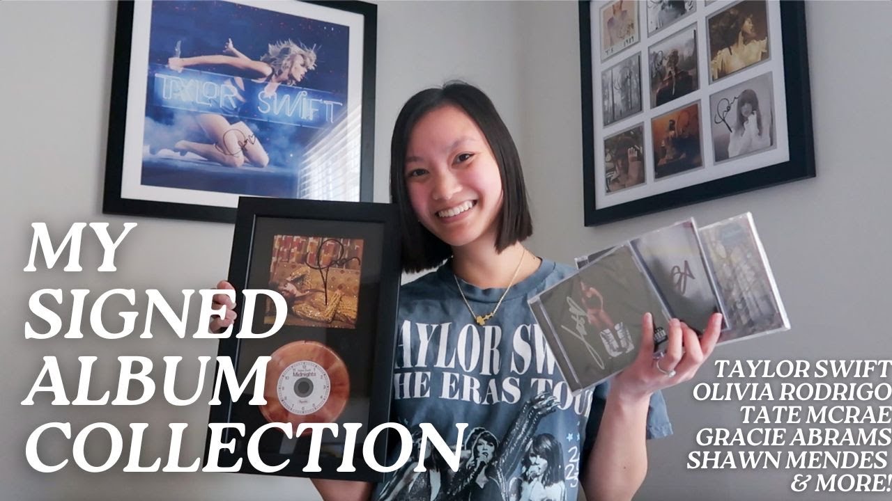 MY SIGNED CD AND VINYL COLLECTION | Taylor Swift, Sabrina Carpenter, Gracie Abrams & more!