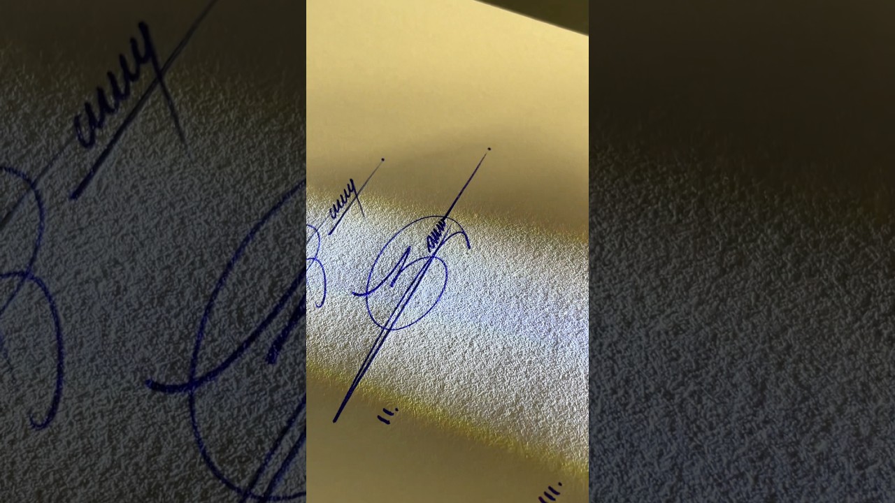 How to sign the letter Z #signature #viral #video