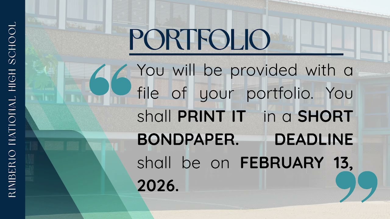 Orientation on Portfolio