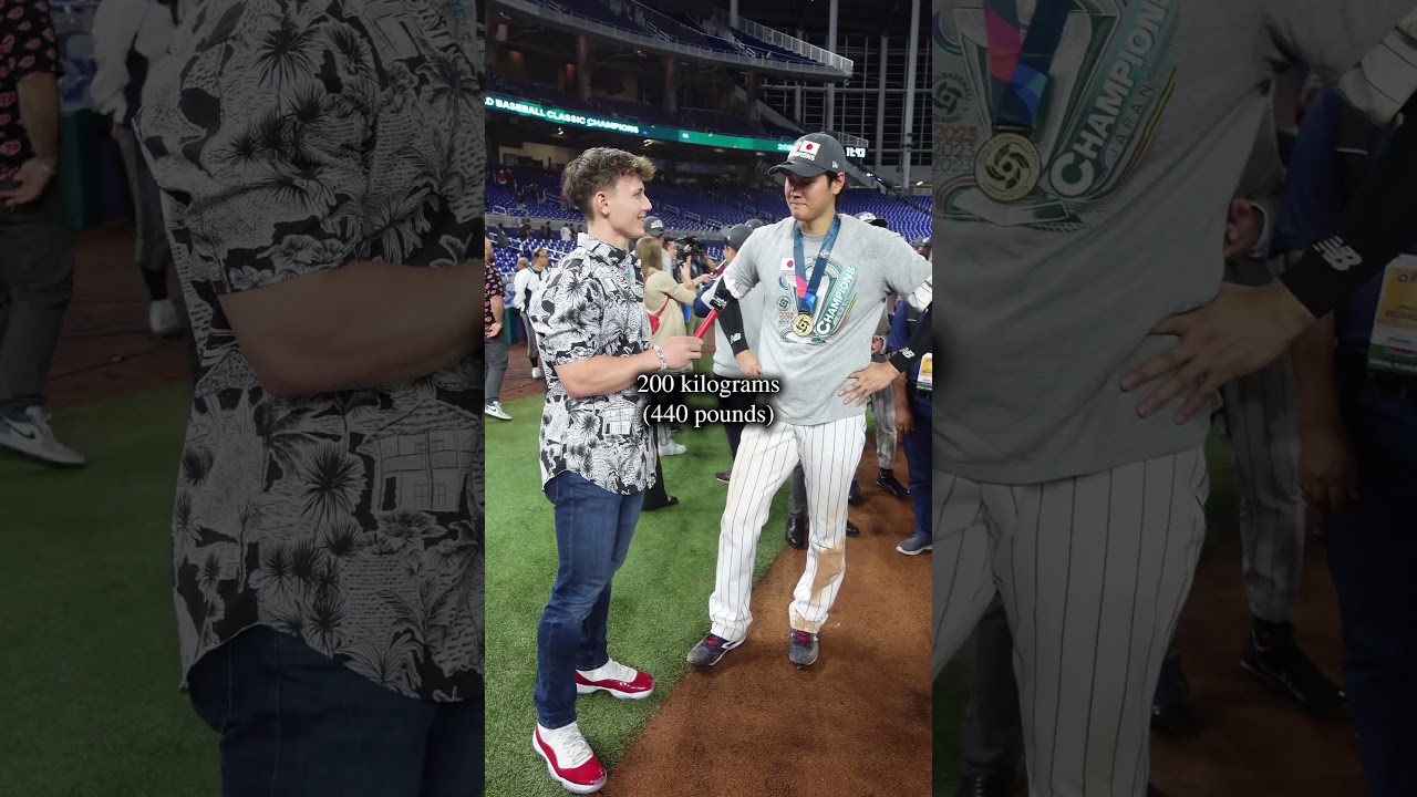 Shohei Ohtani&rsquo;s MAX SQUAT!? ⚾️🔥🦾 #shorts