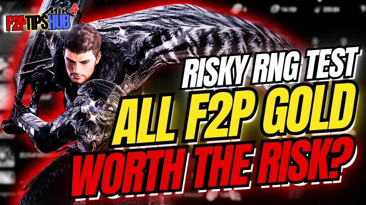 MIR4 F2P Gold RNG Test | A Risky Alt Experiment