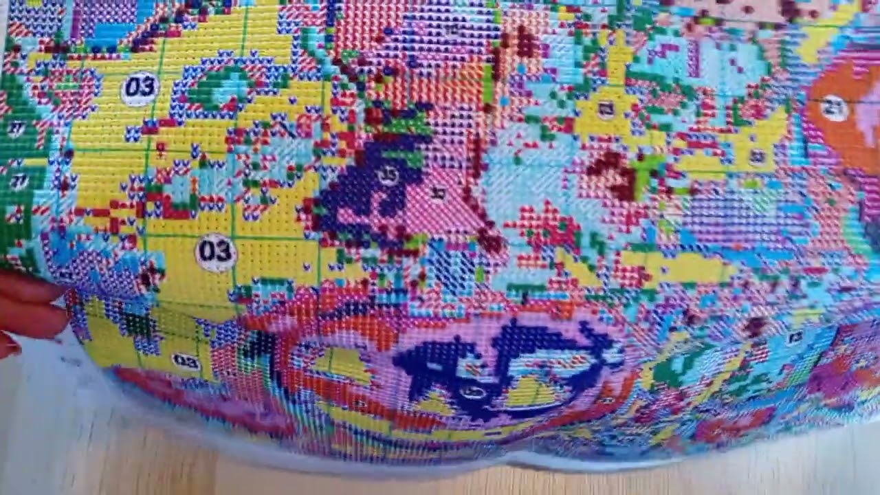Présentation toiles #pointdecroix #crossstitch partenariat #fansells