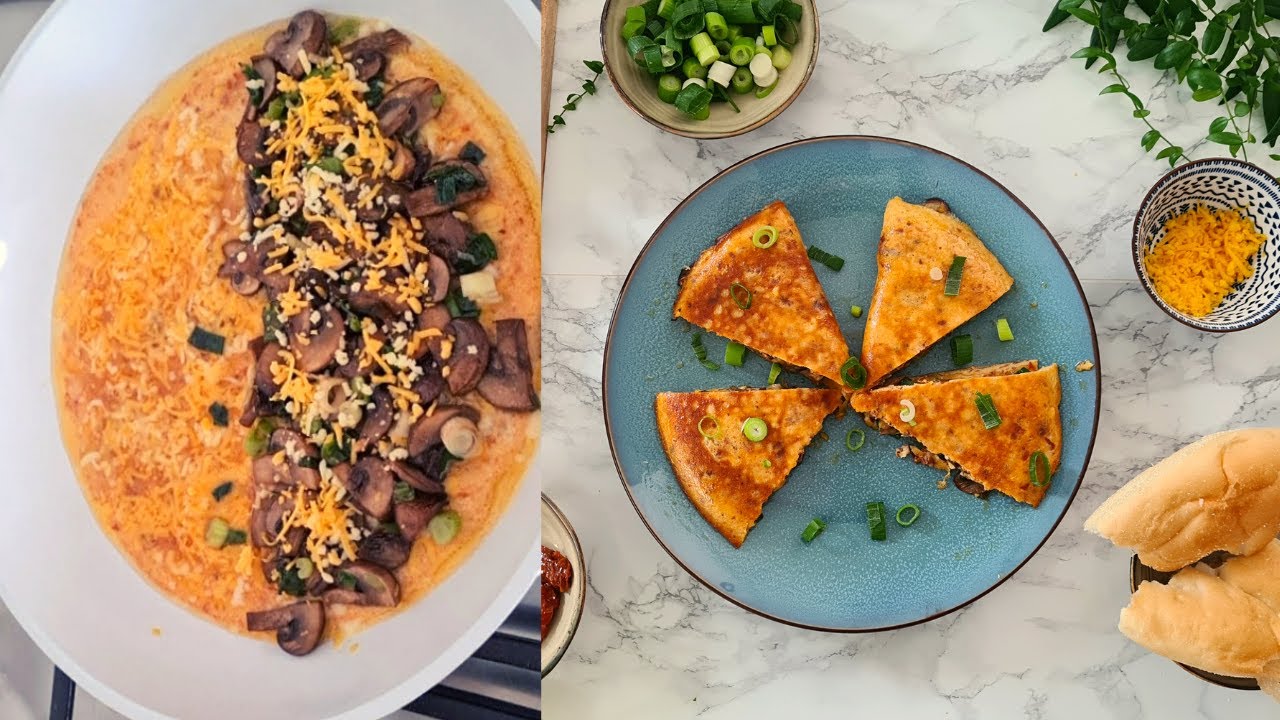 Easy and Delicious Brunch Idea | My Version of Mushroom Omelette | Healthy Breakfast Recipe