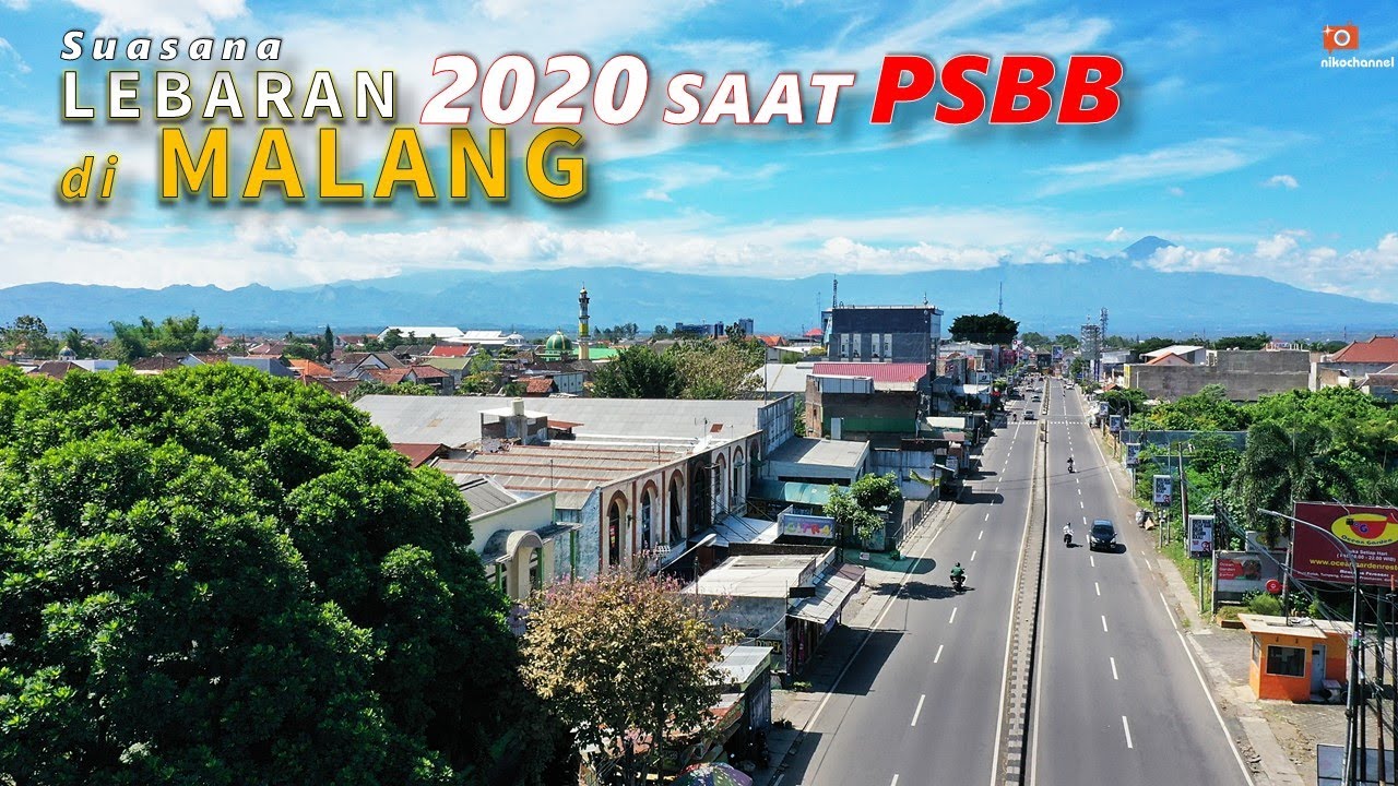 Suasana Lebaran 2020 di Kota Malang saat PSBB