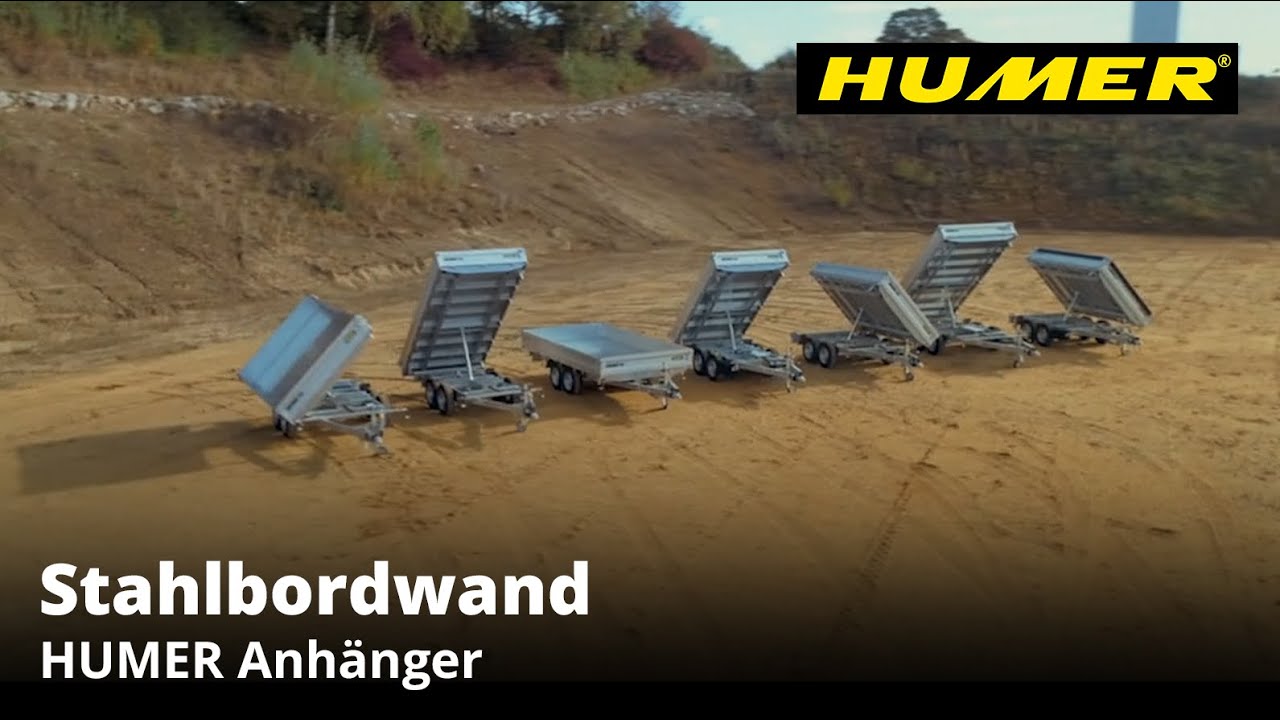 Stahlbordwand | HUMER Anhänger