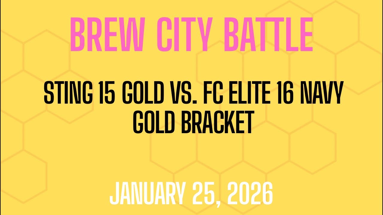 Milwaukee Sting 15 Gold vs FC Elite 16 Navy