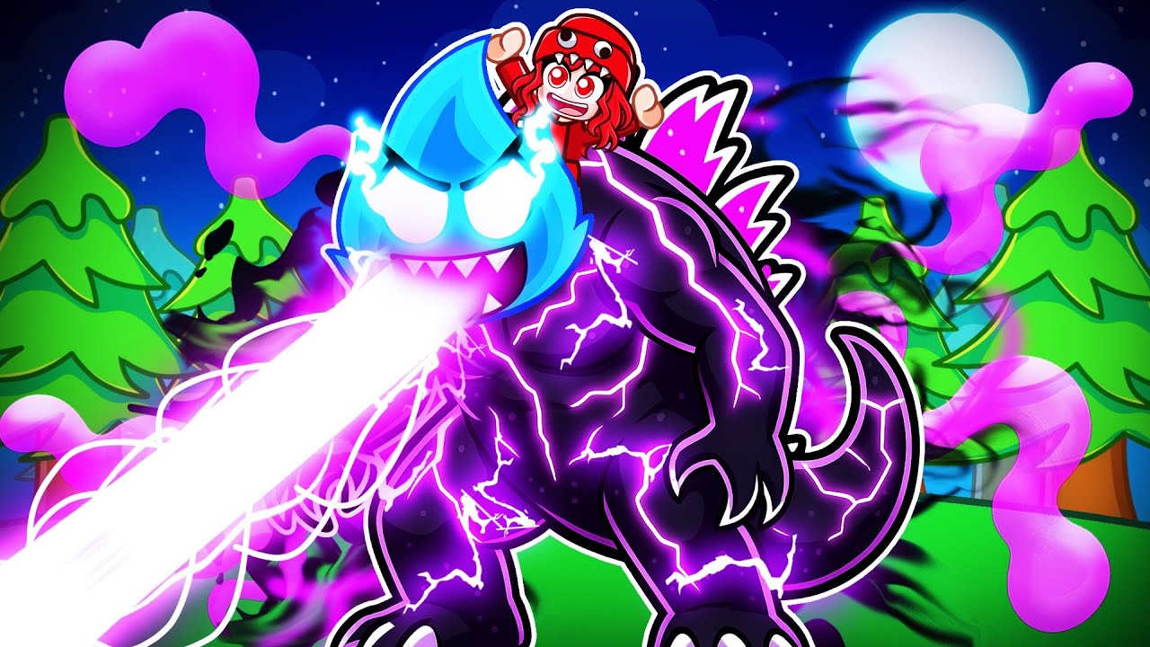 Playing as a PROTECTIVE DARK GODZILLA in Roblox Creatures of Sonaria!