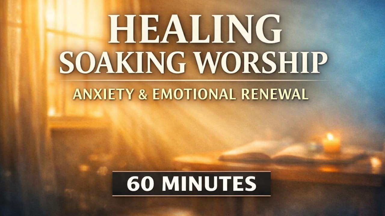 Healing Soaking Worship for Anxiety & Emotional Renewal (60 Min)