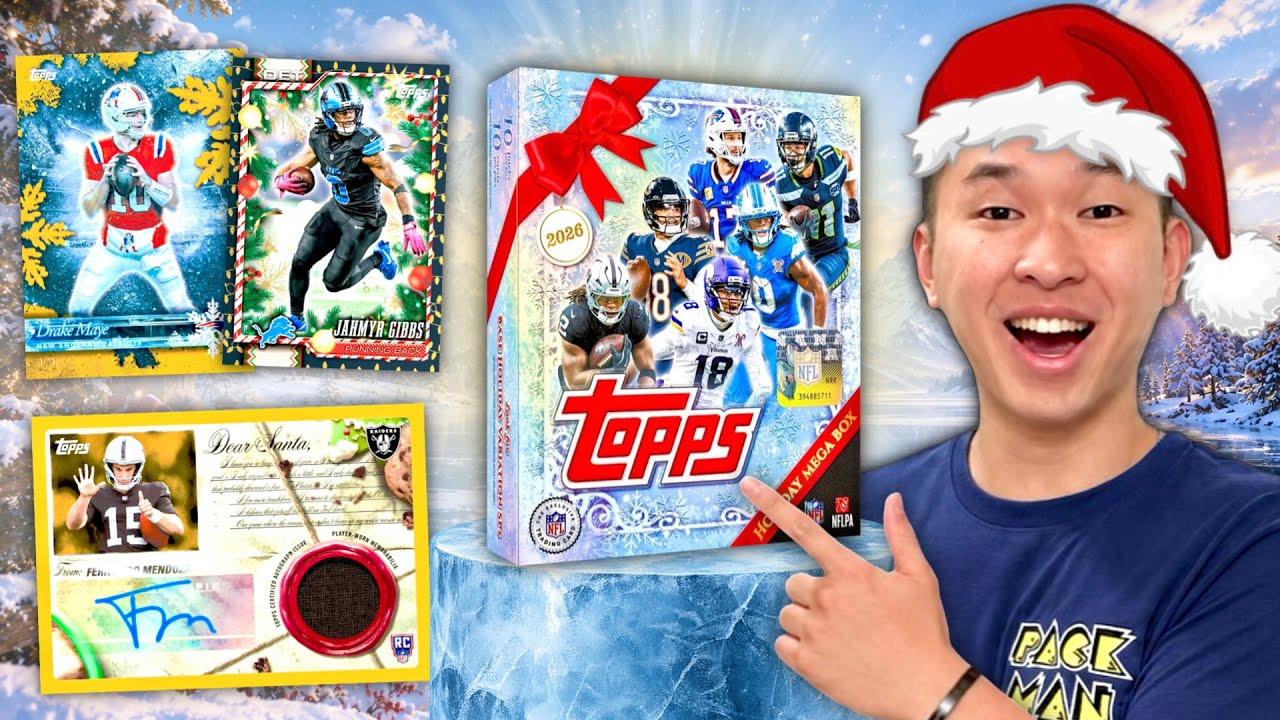 NEW 2026 TOPPS HOLIDAY FOOTBALL MEGA BOXES ARE SOME OF THE MOST FUN BOXES YET! 😱🔥