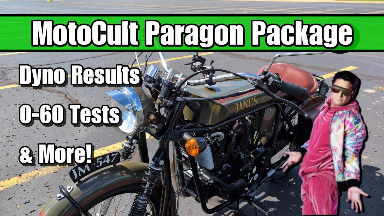 Janus Halcyon 250: Тестирование комплекта «Paragon» от MotoCult — результаты динамометра, разгона...