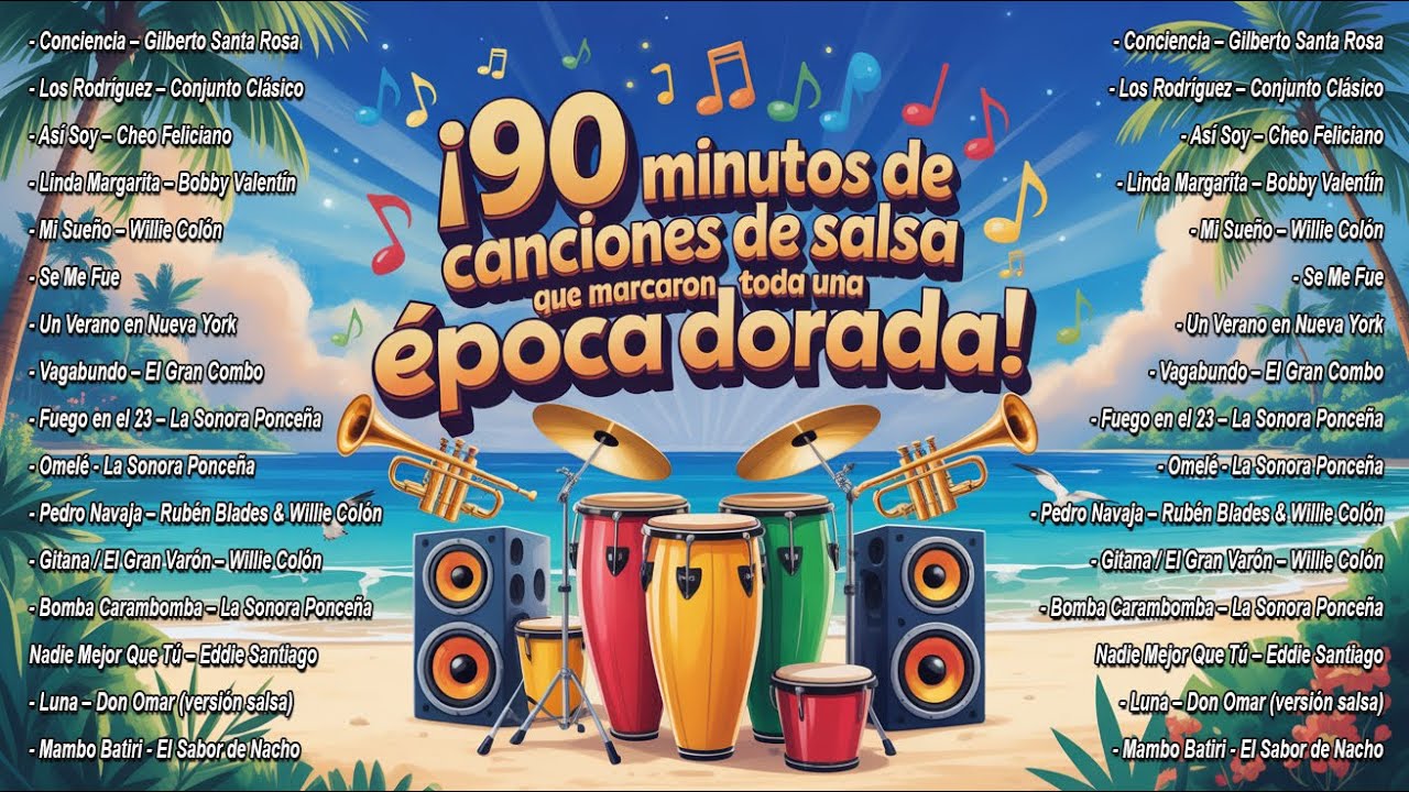 ¡90 Minutos Non-Stop! Los Mejores Clásicos de Salsa (Covers 2025) – Covers by JM