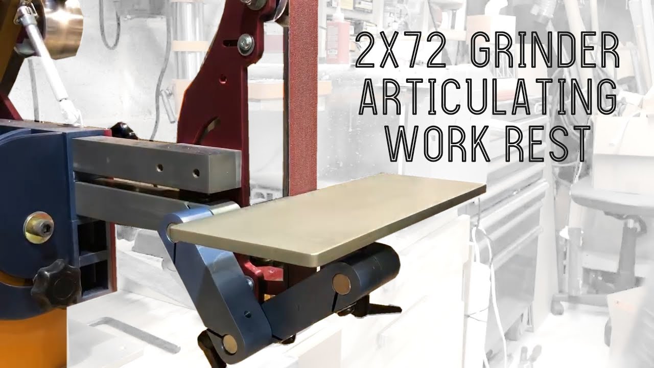 Making 2x72 Grinder Articulating Work Rest KMG style