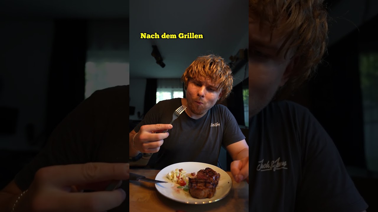 W&auml;hrend dem grillen vs nach dem grillen 😂 Frauen vs M&auml;nner | Nikolaj
