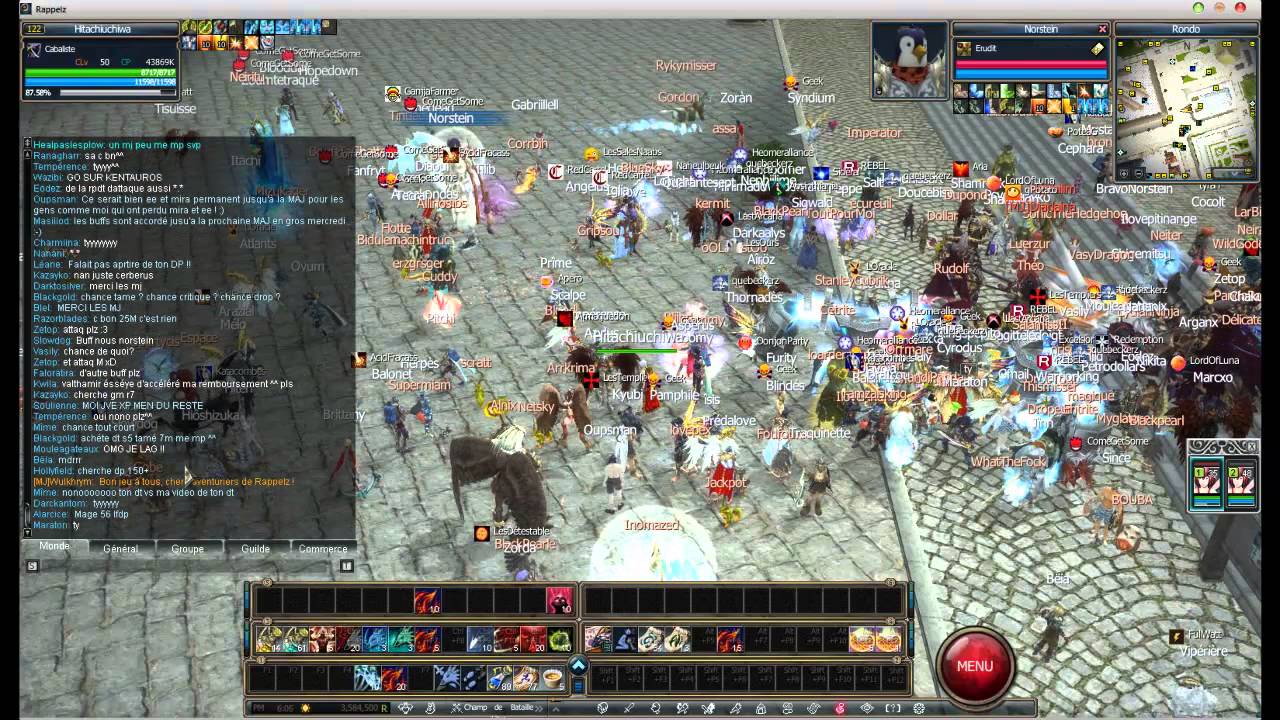 Rappelz celebration de Norstein 1er lvl 170 sur serveur FR
