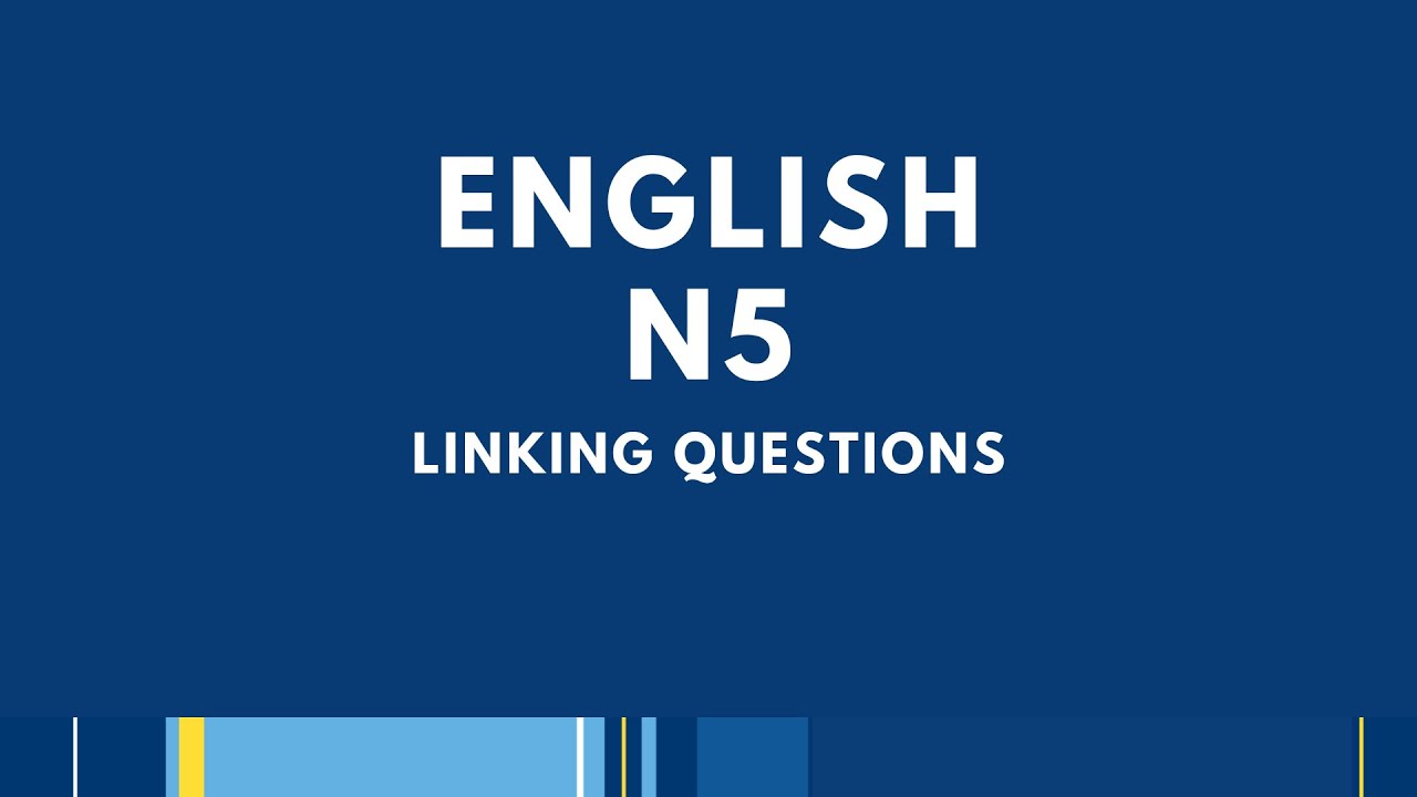 Ready...Steady...FAB...English / N5 / Linking question