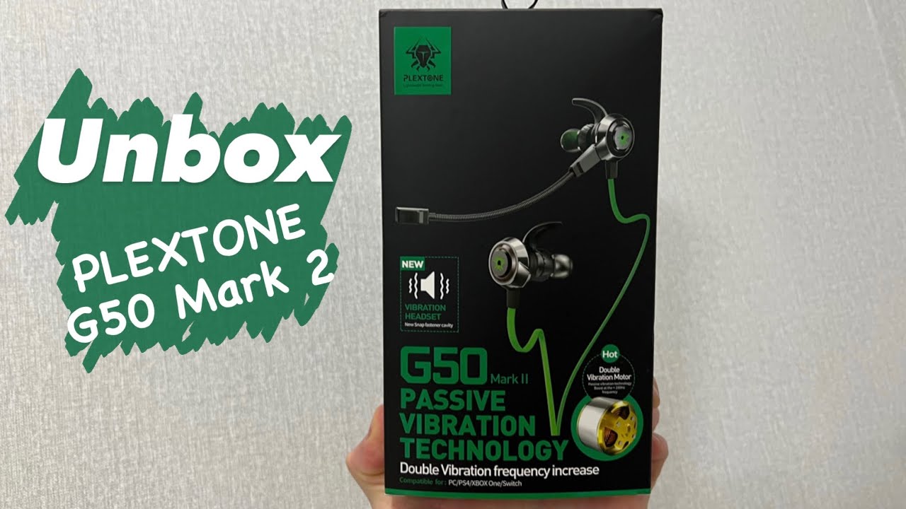 Unboxing PLEXTONE G50 Mark 2