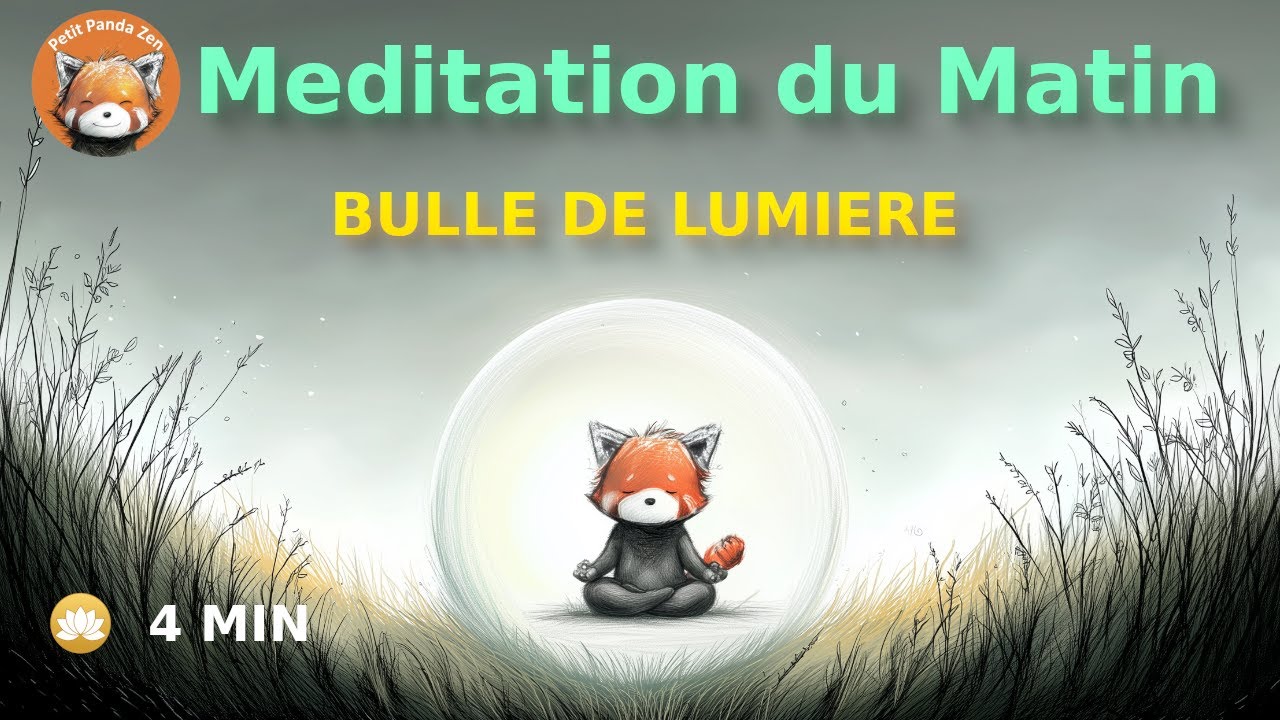 Meditation pour enfant (4 min) - La Bulle de Lumiere - Pour bien commencer la journée !