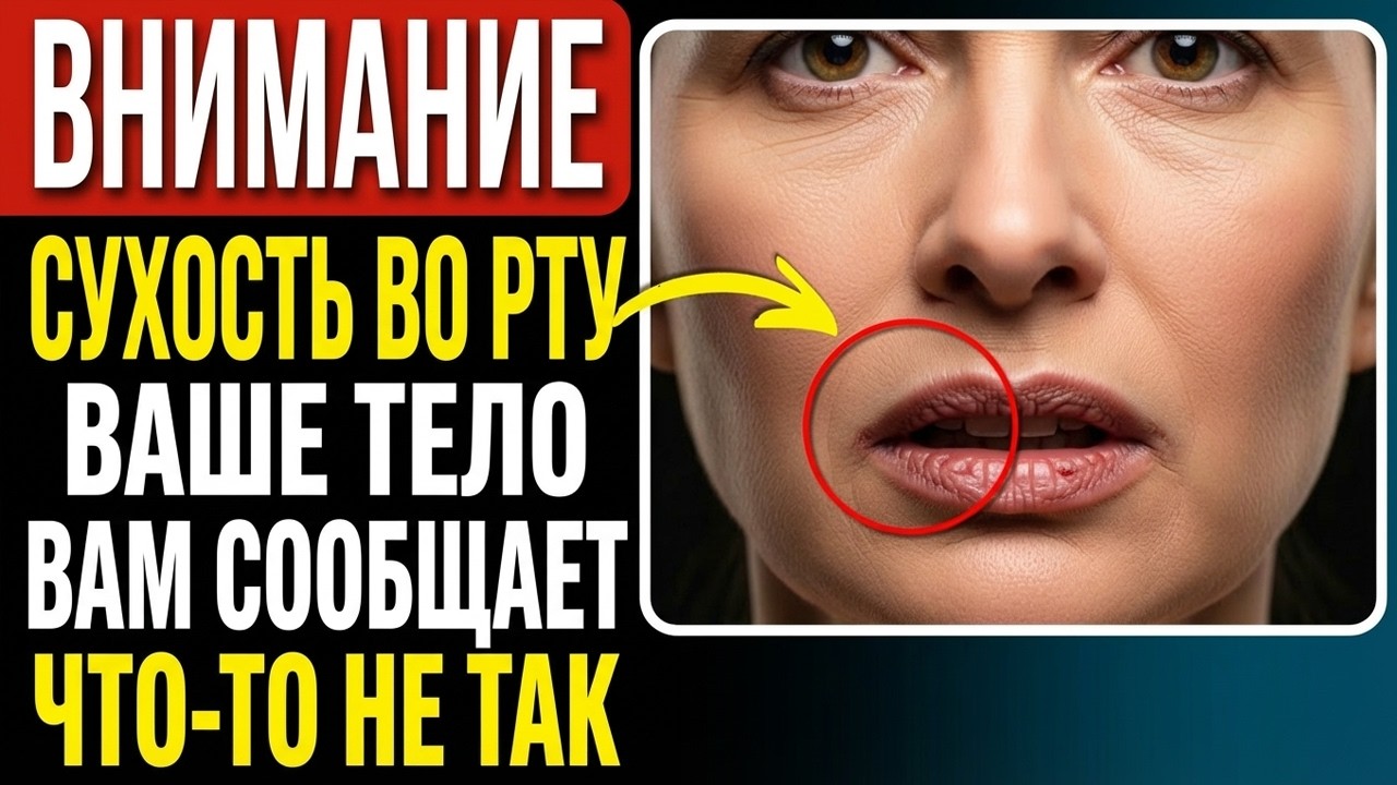 Если у вас сухость во рту, ваш организм пытается сказать вам это