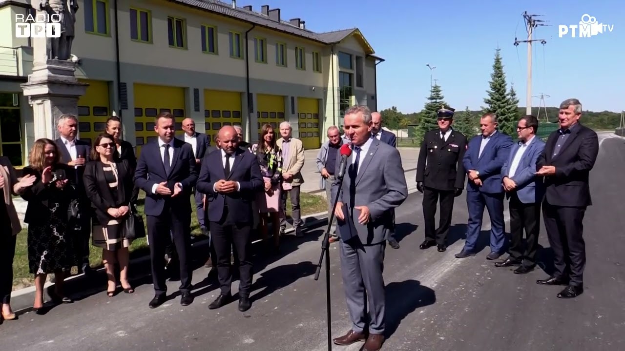 Otwarcie drogi przy ulicy Przemysłowej w Pińczowie -  06.09.2022 r