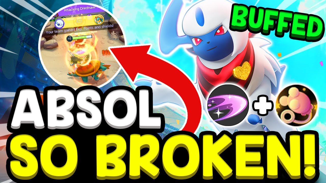 THIS IS ABSOLUTELY GETTING HOTFIXED! *BROKEN ABSOL COMBO* - Pokemon Unite