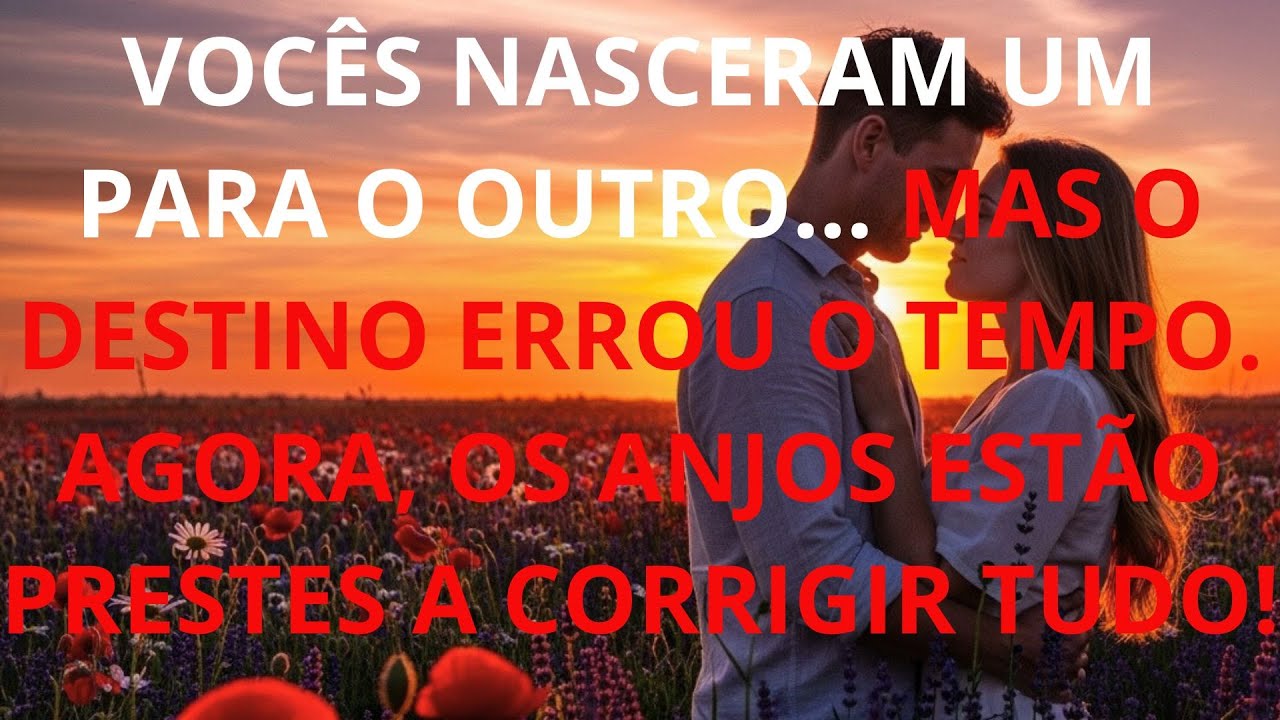 VOCÊS NASCERAM UM PARA O OUTRO, MAS O DESTINO ERROU O TEMPO… AGORA OS ANJOS VÃO CORRIGIR TUDO! HOJE!
