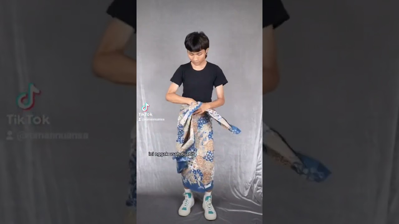 how to: style with kain batik (cara pakai kain lilit batik)
