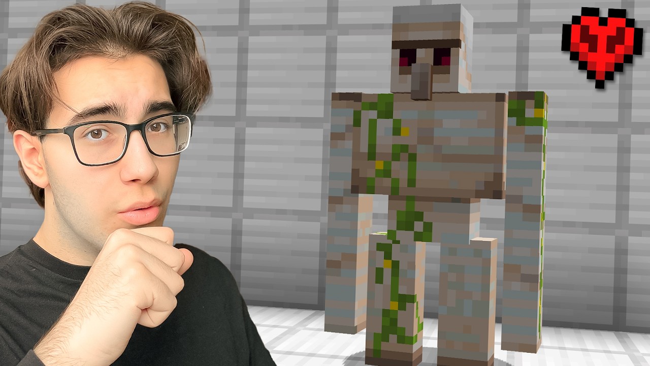 Így Szerezz VÉGTELEN Vasat Hardcore Minecraftban!